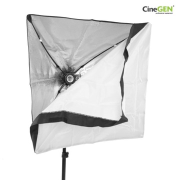 LAMPA STUDYJNA softbox 40x40cm + 325W statyw