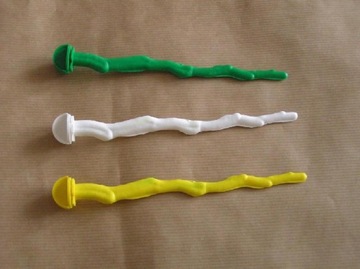 Żerdzie plastikowe długość 19 cm, gałązka