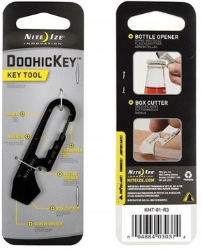 Nite Ize DoohicKey Key-Tool Czarny karabinek tool