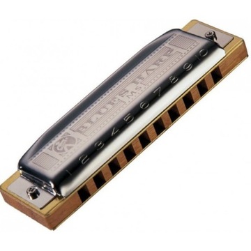 Hohner Blues Harp D губная гармошка + футляр