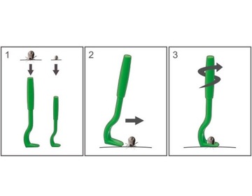 Kleszczołapki Tick do wyciągania kleszczy pęseta