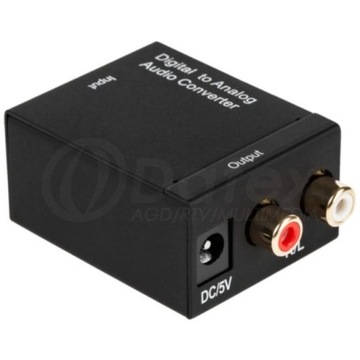 Оптический ЦАП + преобразователь SPDIF в 2x RCA Cinch