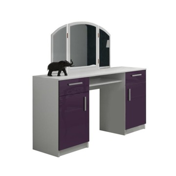 Toaletka Moon II z lustrem, fronty w połysku!