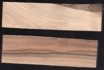 DRm117 Orzech drewno knifemaking nóż15cmx4cmx1,6cm