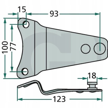 Держатель ножа Deutz-Fahr Taarup Vicon LF-0238K0