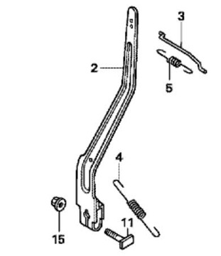 Пружина регулятора HONDA GX100 16561-Z0D-V00