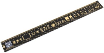 Linijka 30cm PCB czarna___________________ BTE-370