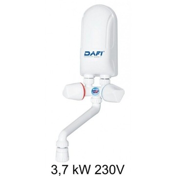 Ogrzewacz wody DAFI 3,7 kW 230 V z białą baterią