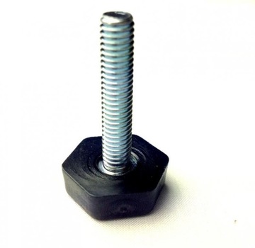 Stopka poziomująca talerzowa sześciokąt 20mm M8x50