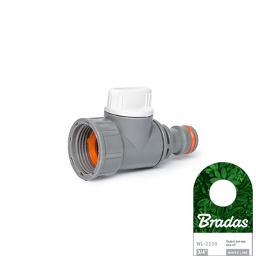 WHITE LINE Przyłącze z zaworem GW 3/4