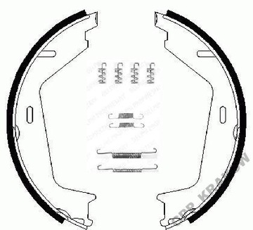 Volvo S60 V70 S80 szczęki hamulcowe + SPRĘŻYNKI