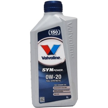 VALVOLINE Synpower FE 0w20 1L - syntetyczny olej silnikowy