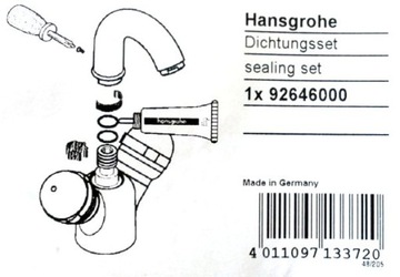 HANSGROHE Set naprawczy do obrotowych wylewek bat.