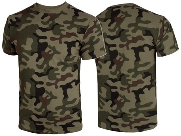 T-SHIRT MĘSKI KOSZULKA POD MUNDUR BAWEŁNIANA TEXAR KAMUFLAŻ WZ.93 L