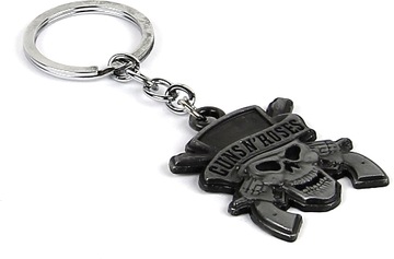 Brelok metalowy - Guns N' Roses (2) - srebrny
