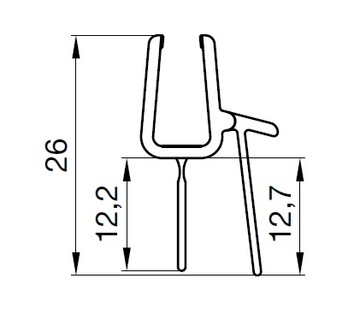 SANSWISS RONAL USZCZELKA POZIOMA 6 MM 52203