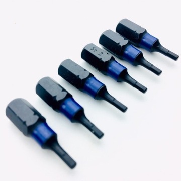 Bity Bit Końcówka wkrętakowa H 2 x 25mm x 6 szt
