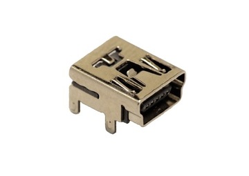 GNIAZDO MINI USB TYP B 5+4 PIN DIP KĄTOWE gu28 HQ!