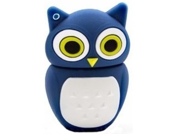 PENDRIVE USB 64 GB SOWA BRĄZ RÓŻ CZARNY NIEBIESKI