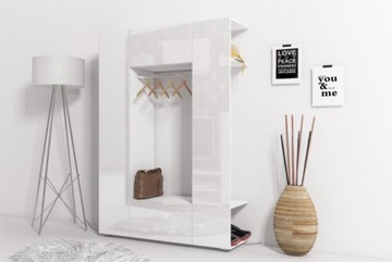Garderoba CUBE 2 Biały połysk