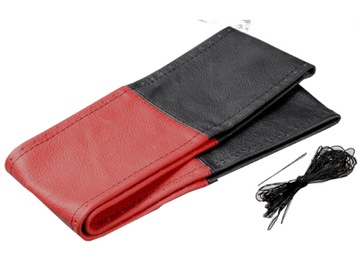 SKÓRZANY POKROWIEC NA KIEROWNICĘ SUPER JAKOŚĆ!