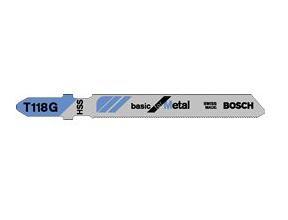 Полотна для лобзика BOSCH тип T118G T118 G по металлу 5 шт.