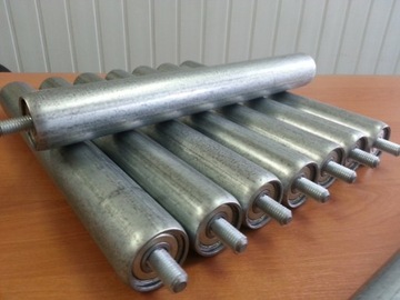 ROLKA ROLKI TRANSPORTOWE TAŚMOCIĄG PODAJNIK ROLOTOK 800/48 mm OCYNK