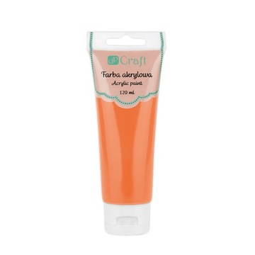 FARBA AKRYLOWA 120ML CADMIUM ORANGE dpCraft pomarańczowa farbka malowanie