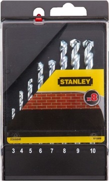 Zestaw 8 wierteł do muru pustaka Stanley STA56040