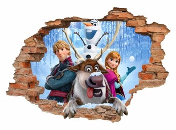 Наклейки FROZEN Frozen Elsa 3D 130x90см
