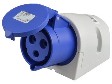 Gniazdo stałe PCE 123-6 32A 3P 3 bolcowe