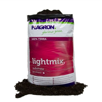 PLAGRON LIGHTMIX 50л ЗЕМЛЯ, ТОРФ, ПЕРЛИТ, ВОЛОКНА