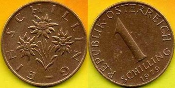 Austria - 1 Schilling 1979 r.