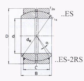 ПОДШИПНИК Скольжения GE 80 ES 2RS 80x120x55 GE80ES2RS