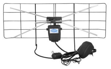 Антенна телевизионная комнатная DVB-T2 4K FM MUX8