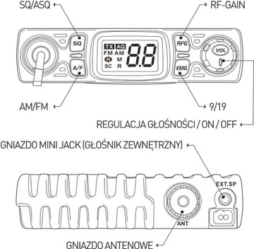 CB MK3 Mini, самый маленький CB в мире + антенна ML