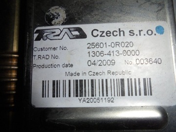 TOYOTA RAV 4 AVENSIS 3 CHLADIČKA EGR 25601-0R020