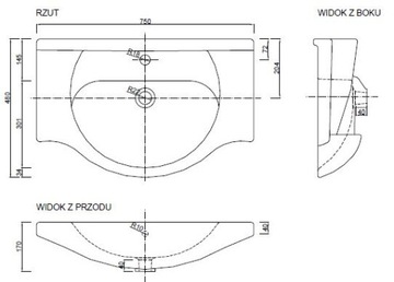 ШКАФ С РАКОВИНОЙ 75см + ЗЕРКАЛО С ПОДСВЕТКОЙ + ШКАФ