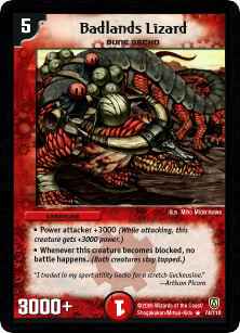 *DM-06 DUEL MASTERS - BADLANDS LIZARD - !!!