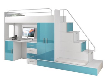 фото ориг. №6, Bunk bed raj 5 with a table with a table two mattresses + free of charge seat