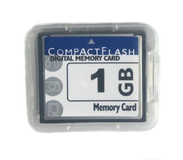 Карта памяти CompactFlash CF емкостью 1 ГБ.