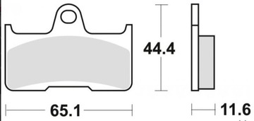 ТОРМОЗНЫЕ КОЛОДКИ CF MOTO REAR CF500 X5 X7 X8 800CC