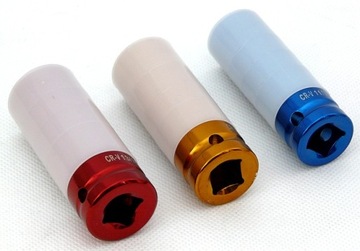 НАБОР УДАРНЫХ НАСАДОК ДЛЯ ЛЕГКОСПЛАВНЫХ ДИСКОВ 17 19 21 мм КОРПУС