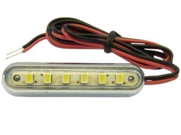 Lampka LED 6 SMD obrysowe TIR ciężarowe 12V 24V RS