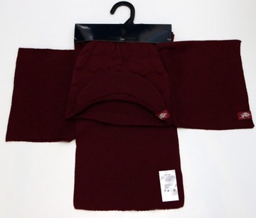 Zestaw zimowy dziecięcy Czapka zimowa daszkiem Szalik U.S. Polo Assn. 50-56