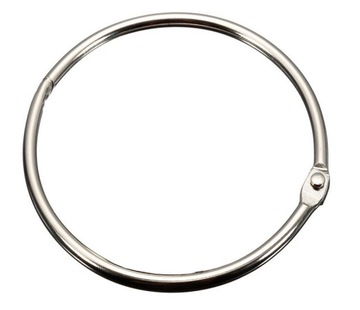 DUŻE METALOWE KÓŁKA SPINAJĄCE - ŚREDNICA 64 MM