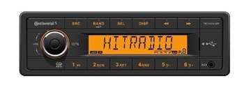 Continental TR7411U-OR radio samochodowe AUX / USB / MP3 Klasyczny Design