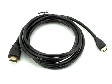SOLIDNY Kabel przewód 1,0m: wtyk mini HDMI HDMI