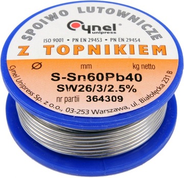 1,20/500g 1,2mm 500g CYNA Z TOPNIKIEM SN60PB40