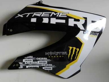 DERBi Senda X-Treme naklejki okleina X-Race żółta